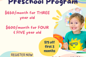 Preschool Program Fall Special